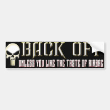 Back Off Bumper Stickers