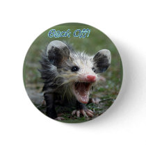Back Off Pinback Button