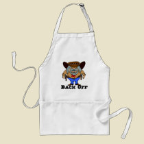 Back Off Funny Western Apron by mrssocolov Back Off Funny Western Apron