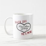 Back off He's Mine Mr. Darcy mug