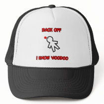 Back Off I Know Voodoo Doll Magic Spell Haitian hats