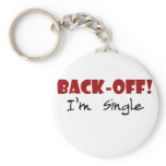 Back-off I'm Single Keychain