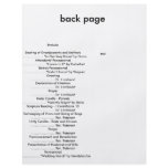 back page , The Wedding PartyParentsMr. and Mrs... Custom Flyer