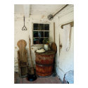 Back Porch with Barrel print