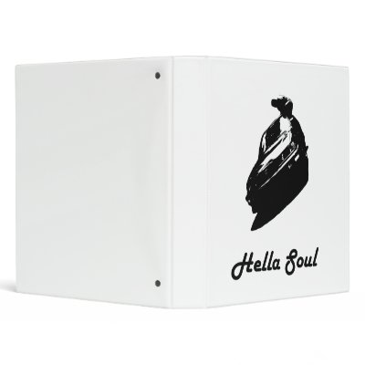 Back Soul 3 Ring Binder by jillandisaac