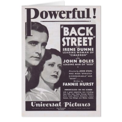 Back Street 1932 Irene Dunne