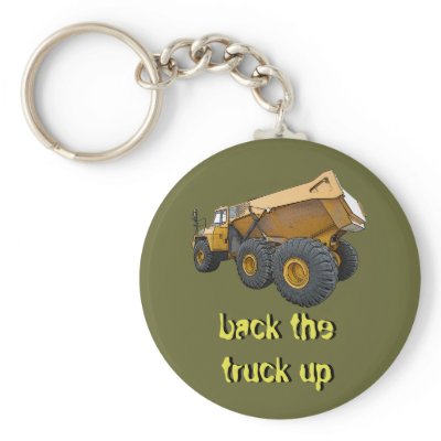 back the truck up keychains by SassyEggs