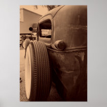 Back Tire Poster