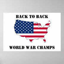 Back to Back Champs Posters