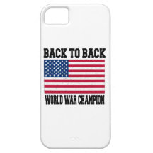 back to back world war champion iPhone 5 cases
