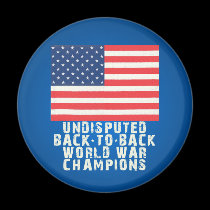 Back to Back World War Champions magnets
