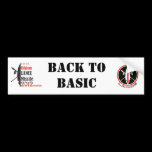 Back to Basic for the 2012 Ft Sill Runion bumper stickers