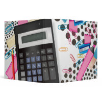Back to School 3 Ring Binder