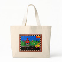 Back To School Beach Bag by schwoopie_towne Back To School Beach Bag
