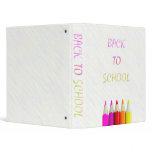 Back To School  Binder