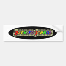 Back to School Bumper Stickers