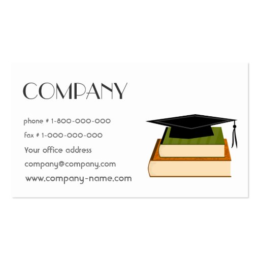 Back to School Business Card