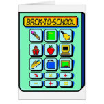 Back To School Calculator Card