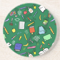 "Back to school" coaster coasters