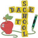 Back To School embroidered shirts by Embroidery4U Back To School embroidered shirts