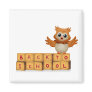 Back to School Owl Fridge Magnet