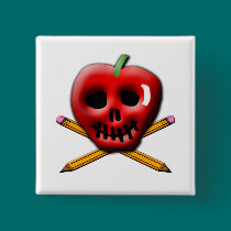 Back to School Pirate Inspired Design buttons