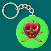 Back to School Pirate Inspired Design keychains