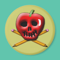 Back to School Pirate Inspired Design magnets