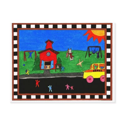 Back To School Postcard by schwoopie_towne