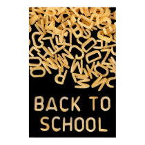 Back to school poster posters
