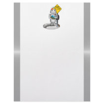 Back to School  - Robox9 on Metal Background Custom Letterhead