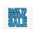 Back to School Sale Postcard