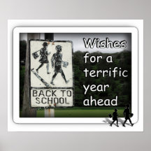 Back To School Sign Poster