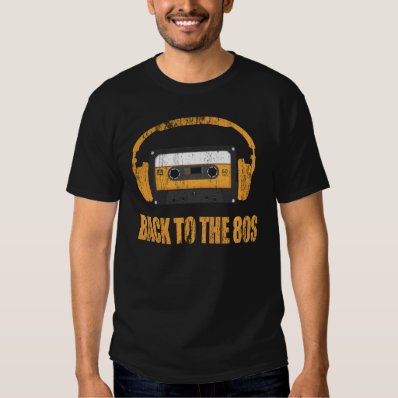 back to the 80s music shirt