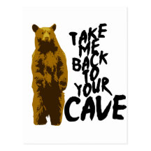 back to the cave postcard