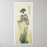 Back View of Beauty Ohisa, Utamaro, 1792 posters