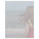 Back view of toddler at a Florida beach
