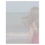 Back view of toddler at a Florida beach