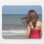 Back view of toddler at a Florida beach