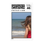Back view of toddler at a Florida beach