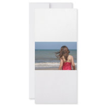 Back view of toddler at a Florida beach