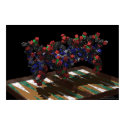 Backgammon DNA posters by ChemicalGraphics Backgammon DNA posters