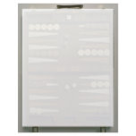 Backgammon game board custom letterhead