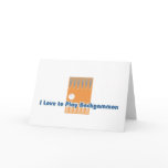 Backgammon player's greetings Backgammon player's greetings