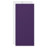 Background Color - Aubergine Rack Card