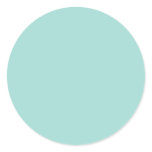 Background Color - Blue Round Stickers