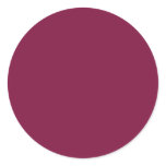 Background Color - Burgundy Sticker