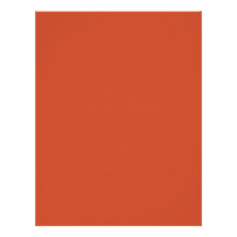 Background Color - Burnt Orange Customized Letterhead