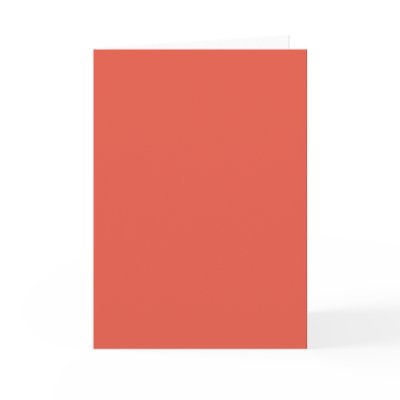 Background Color - Coral Card by visualnewbie