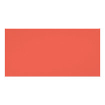 Background Color - Coral Personalized Photo Card